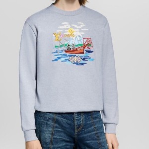 루이비통 엠브로이더드 맨투맨