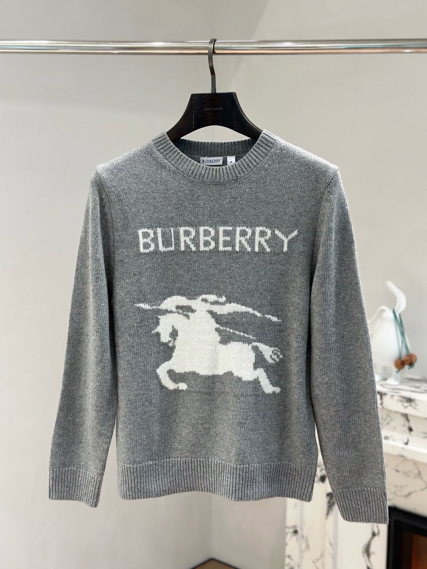 버버리 EKD 울 캐시미어 스웨터