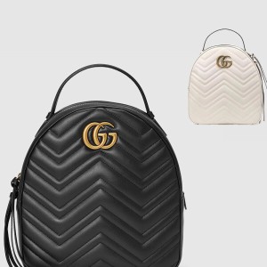 GG 마몽 마틀라세 레더 백팩 476671