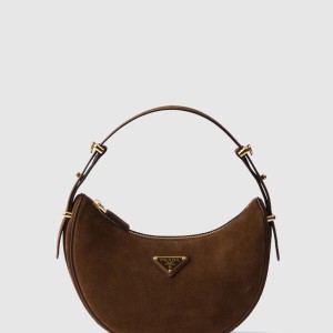 프라다 아르케 스웨이드 숄더백 1BC194