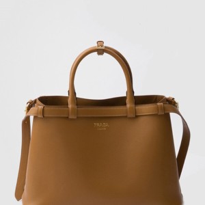 미디엄 가죽 핸드백 1BA417