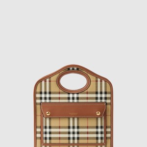 체크 레더 미니 포켓백 80661661