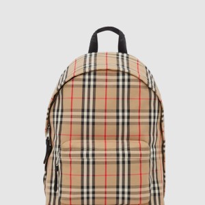 빈티지 체크 나일론 백팩 80161061