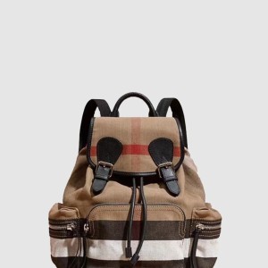 캔버스 체크 백팩 40302011