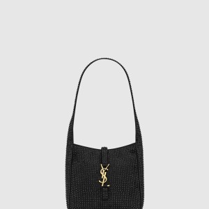 실크 새틴과 크리스탈 소재의 유연한 le 5 à 7 베이비백 809464