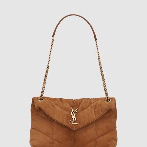 루루 푸퍼백 스웨이드 스몰 577476