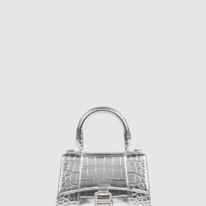 아워글래스 XS 핸드백 실버 592833