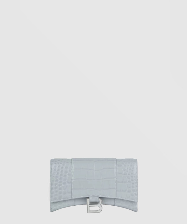 아워글래스 크로커다일 엠보싱 월렛 온 체인 656050